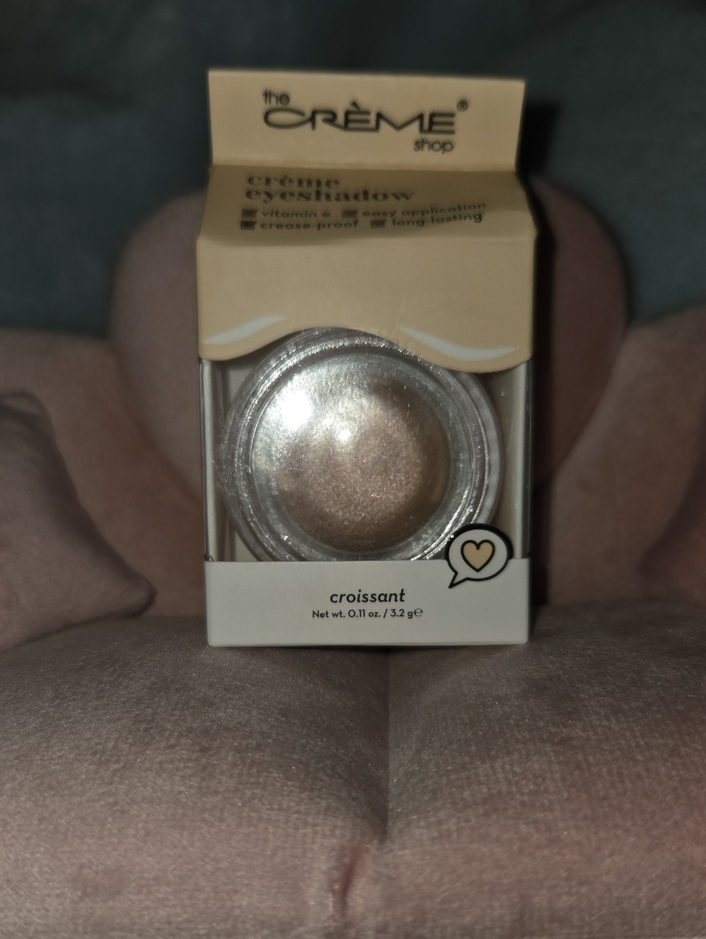 The Crème Shop Croissant Shimmery Champagne Eyeshadow NWOT